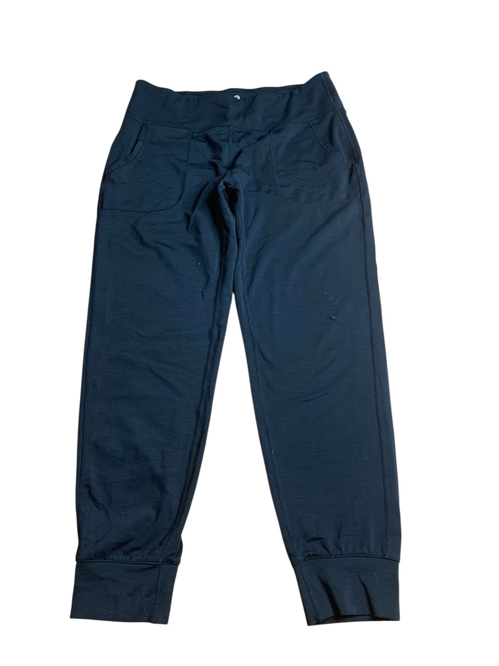 90 Degree by Reflex Black High Waisted Joggers Pants Pockets Size L